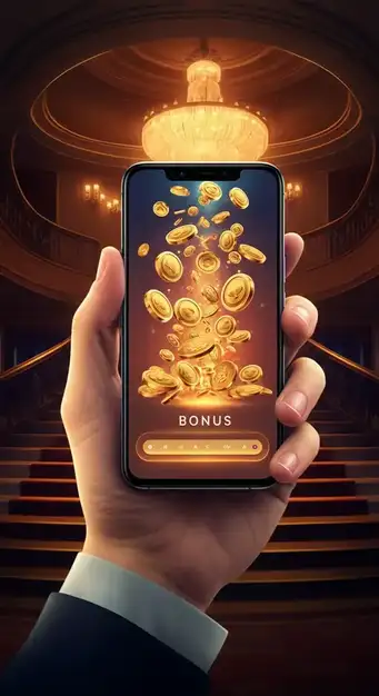 Een overzicht van verschillende bonusaanbiedingen en promoties van Bof Casino, inclusief gratis spins en geldprijzen, gepresenteerd op een dynamisch dashboard met spellen op de achtergrond.