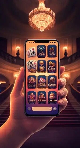Overzicht van het uitgebreide spelaanbod van Bof Casino met diverse slots en live casinospellen op een modern scherm